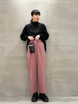 omaさん（レディース・163cm）の冬コーディネート