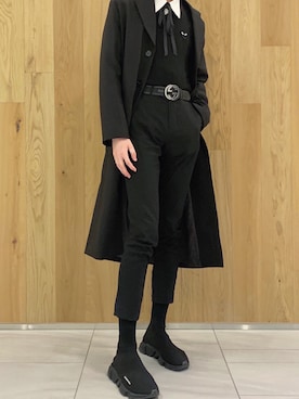 「GUCCI（グッチ）のアイテム（その他）」を使った、koheiさん（メンズ・180cm）の秋コーディネート