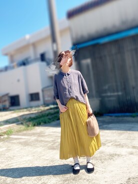 「SVEC（シュベック）のアイテム（その他シューズ）」を使った、ちぃさん（レディース・158cm）の秋コーディネート