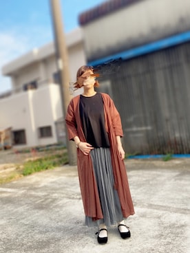 「SVEC（シュベック）のアイテム（その他シューズ）」を使った、ちぃさん（レディース・158cm）の秋コーディネート