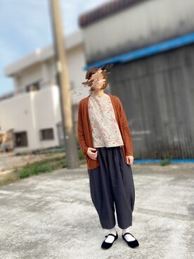 「SVEC（シュベック）のアイテム（その他シューズ）」を使った、ちぃさん（レディース・158cm）の秋コーディネート