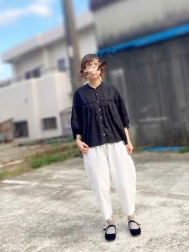 「SVEC（シュベック）のアイテム（その他シューズ）」を使った、ちぃさん（レディース・158cm）の秋コーディネート