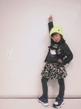 「日系休闲」｜「アイテム（その他）」を使った、⍥⃝🆈🆄🆈🆄🅰⍢⃝さん（キッズ・110cm）の秋コーディネート