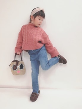 ⍥⃝🆈🆄🆈🆄🅰⍢⃝さん（キッズ・110cm）の秋コーディネート