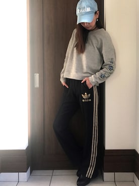 「スプリングSENSEOFPLACE」｜「アイテム（ブーティ）」を使った、藤田真奈さん（レディース・167cm）の冬コーディネート