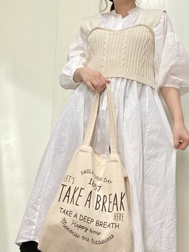 「アイテム（シャツワンピース）」を使った、mint🌱さん（レディース・155cm・10代）の春コーディネート