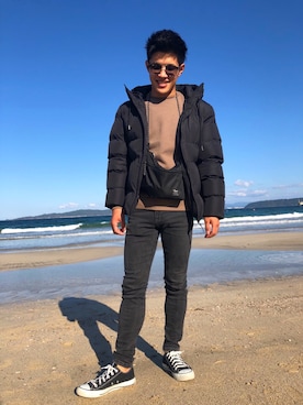 「ZOZO（ゾゾ）のアイテム（ジャケット/アウター）」を使った、Hiroさん（メンズ・170cm）の秋コーディネート