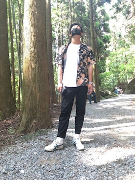 「アロハシャツ」｜Hiroさん（メンズ・172cm）の夏コーディネート