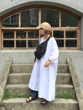 「MYSTERY RANCH（ミステリーランチ）のアイテム（バッグ）」を使った、muro☺︎さん（レディース・150cm）の秋コーディネート