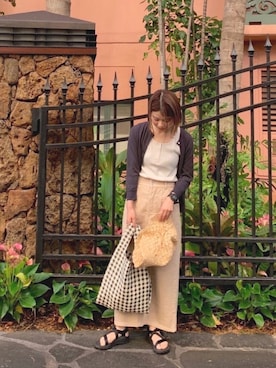 「Chaco（チャコ）のアイテム」を使った、muro☺︎さん（レディース・150cm）の夏コーディネート