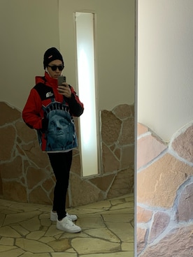 「UNIQLO（ユニクロ）のWOMEN ウルトラストレッチジーンズ（デニムパンツ）」を使った、doraemonsterさん（メンズ・168cm）の秋コーディネート