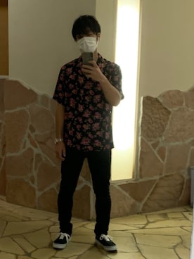 「UNIQLO（ユニクロ）の50色ソックス（消臭機能付き）（ソックス/靴下）」を使った、doraemonsterさん（メンズ・168cm）の夏コーディネート