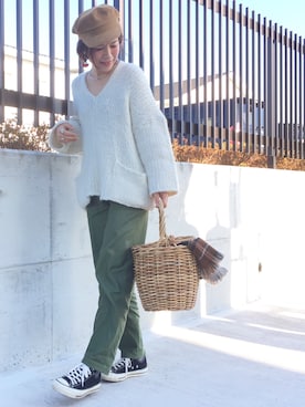 𝕂𝔼𝕀𝕂𝕆さん（レディース・159cm）の冬コーディネート