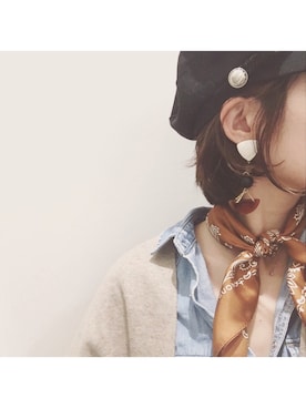 「MOUSSY（マウジー）のアイテム（財布/小物）」を使った、𝕂𝔼𝕀𝕂𝕆さん（レディース・159cm）の冬コーディネート
