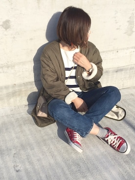 𝕂𝔼𝕀𝕂𝕆さん（レディース・159cm）の冬コーディネート