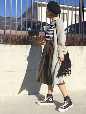 𝕂𝔼𝕀𝕂𝕆さん（レディース・159cm）の冬コーディネート