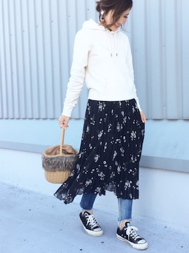 「Right-on（ライトオン）のアイテム」を使った、𝕂𝔼𝕀𝕂𝕆さん（レディース・160cm）の春コーディネート