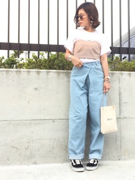 𝕂𝔼𝕀𝕂𝕆さん(レディース・160cm)の春コーディネート