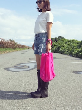 「SEVENDAYS=SUNDAY（セブンデイズサンデイ）のアイテム（サングラス）」を使った、𝕂𝔼𝕀𝕂𝕆さん（レディース・160cm）の夏コーディネート