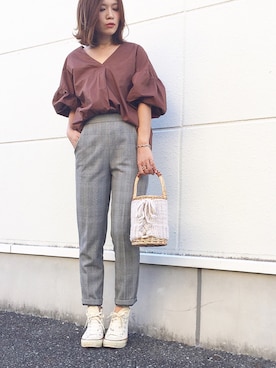 𝕂𝔼𝕀𝕂𝕆さん（レディース・160cm）の秋コーディネート