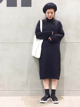 「SALON adam et rope'（サロン アダム エ ロペ）のアイテム（その他シューズ）」を使った、𝕂𝔼𝕀𝕂𝕆さん（レディース・160cm）の秋コーディネート