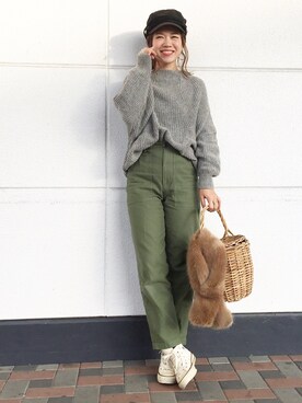 𝕂𝔼𝕀𝕂𝕆さん（レディース・160cm）の秋コーディネート