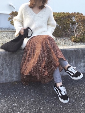 𝕂𝔼𝕀𝕂𝕆さん（レディース・160cm）の冬コーディネート