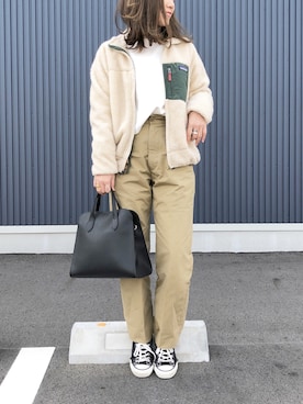 「BEAMS BOY（ビームスボーイ）のアイテム（ジャケット/アウター）」を使った、𝕂𝔼𝕀𝕂𝕆さん（レディース・160cm）の冬コーディネート