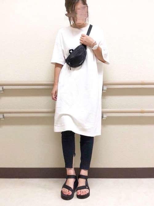 夏 Tシャツワンピース