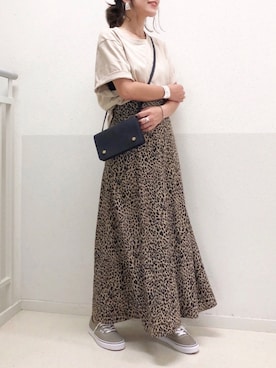 「Lefua lea（レファレア）のアイテム」を使った、𝕂𝔼𝕀𝕂𝕆さん（レディース・160cm）の秋コーディネート