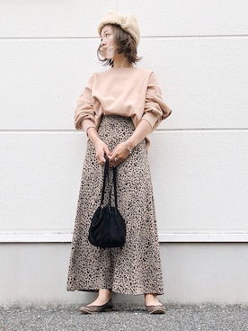 「Lefua lea（レファレア）のアイテム」を使った、𝕂𝔼𝕀𝕂𝕆さん（レディース・160cm）の秋コーディネート