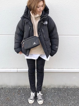 𝕂𝔼𝕀𝕂𝕆さん(レディース・160cm)の冬コーディネート