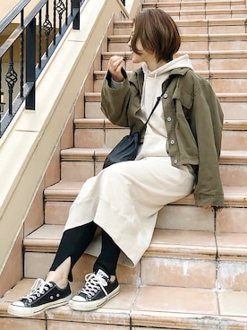 𝕂𝔼𝕀𝕂𝕆さん（レディース・160cm）の冬コーディネート