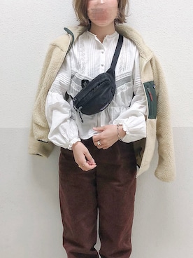 「こども ビームス（コドモビームス）のアイテム（ジャケット/アウター）」を使った、𝕂𝔼𝕀𝕂𝕆さん（レディース・160cm）の春コーディネート