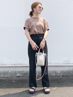 「MAISON DE REEFUR（メゾンドリーファー）のアイテム（財布/小物）」を使った、𝕂𝔼𝕀𝕂𝕆さん（レディース・160cm）の夏コーディネート