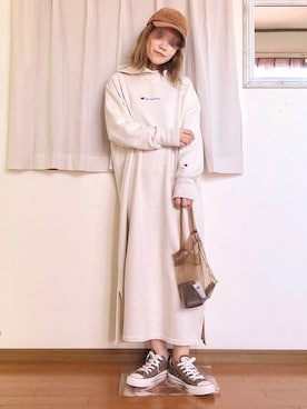 「CONVERSE（コンバース）の＜CONVERSE（コンバース）＞∴ALL STAR 100 LOW オールスターコーデュロイ スニーカー ◆（スニーカー）」を使った、𝕂𝔼𝕀𝕂𝕆さん（レディース・160cm）の秋コーディネート