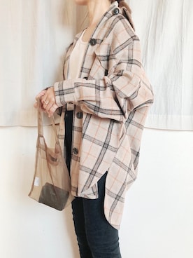 「CIAOPANIC（チャオパニック）のアイテム（その他アウター）」を使った、𝕂𝔼𝕀𝕂𝕆さん（レディース・160cm）の秋コーディネート