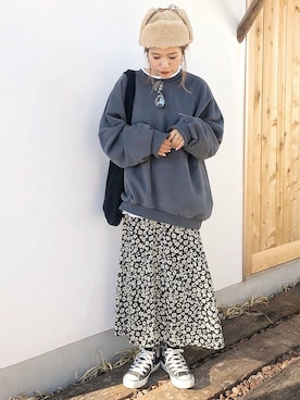 𝕂𝔼𝕀𝕂𝕆さん（レディース・160cm）の冬コーディネート