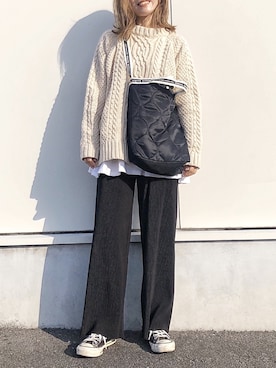 𝕂𝔼𝕀𝕂𝕆さん（レディース・160cm）の冬コーディネート