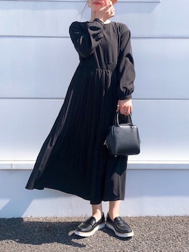 「SALON adam et rope'（サロン アダム エ ロペ）のアイテム（その他シューズ）」を使った、𝕂𝔼𝕀𝕂𝕆さん（レディース・160cm）の春コーディネート
