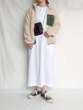 「こども ビームス（コドモビームス）のアイテム（ジャケット/アウター）」を使った、𝕂𝔼𝕀𝕂𝕆さん（レディース・160cm）の秋コーディネート