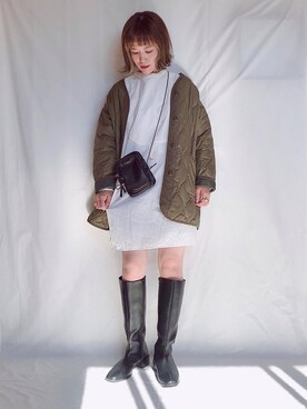「SLOBE IENA（スローブイエナ）のアイテム（ジャケット/アウター）」を使った、𝕂𝔼𝕀𝕂𝕆さん（レディース・160cm）の秋コーディネート