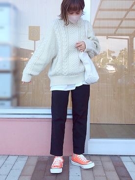 𝕂𝔼𝕀𝕂𝕆さん（レディース・160cm）の秋コーディネート