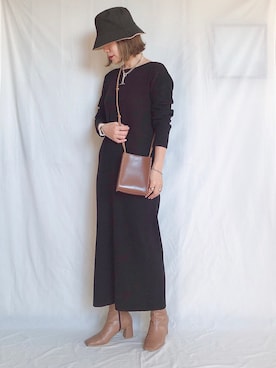 「Lavish Gate（ラヴィッシュゲート）のアイテム」を使った、𝕂𝔼𝕀𝕂𝕆さん（レディース・160cm）の冬コーディネート