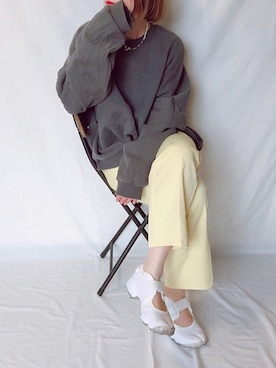 「OLIVE des OLIVE（オリーブデオリーブ）のアイテム」を使った、𝕂𝔼𝕀𝕂𝕆さん（レディース・160cm）の春コーディネート