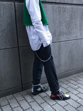 「KAIKO（カイコー）のアイテム（その他）」を使った、はげなおさん（メンズ・174cm）の夏コーディネート