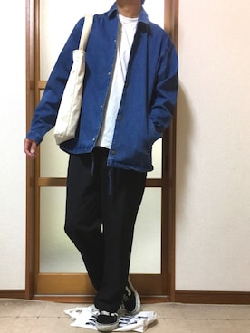 「junプチプラ」｜tyanさん（メンズ・178cm）の夏コーディネート