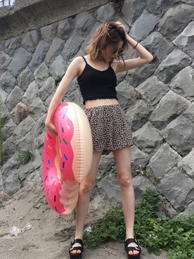 「FIG&VIPER（フィグアンドバイパー）のアイテム（キャミソール）」を使った、YUIZOHさん（レディース・160cm）の秋コーディネート