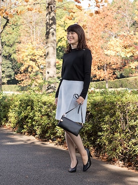 NBB STAFF05さん（レディース・158cm）の冬コーディネート