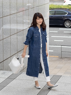 「Lee（リー）のアイテム（ワンピース/ドレス）」を使った、NBB STAFF05さん（レディース・158cm）の冬コーディネート